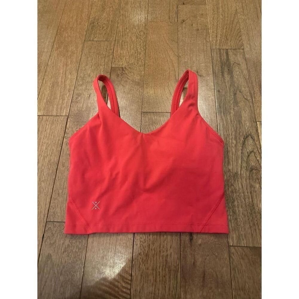 Free Spirit XS sports bra, pink, and